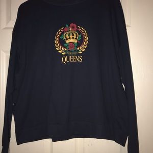 Navy blue sweatshirt